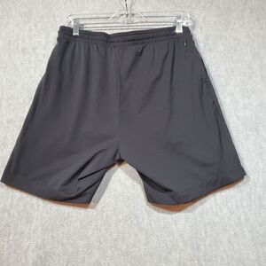 Uniqlo Shorts Mens Medium Black Activewear Stretch Elastic Waist Casual Outdoor